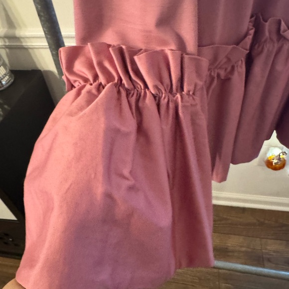 Ted Baker Pink Ruffle Sleeve Top - Picture 5 of 11